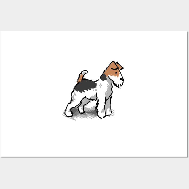 Fox Terrier Wall Art by Elspeth Rose Design